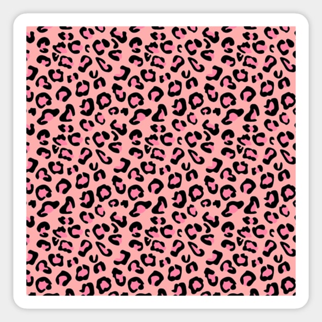 Pink full leopard Magnet by camilovelove